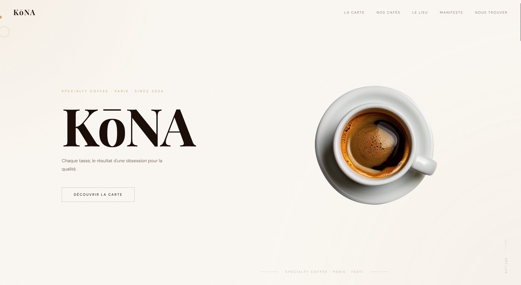 Site web Kona